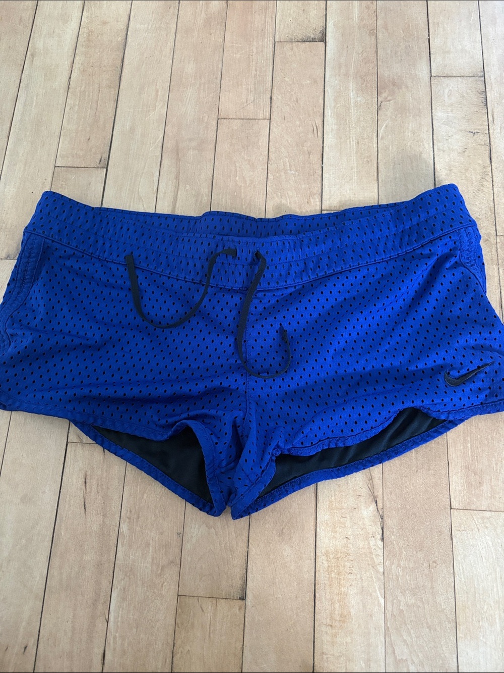 Nike Women’s Blue Athletic Mesh Shorts